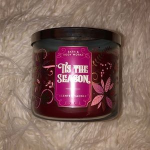 Bath & Body Works Tis the Season 3 Wick Candle
